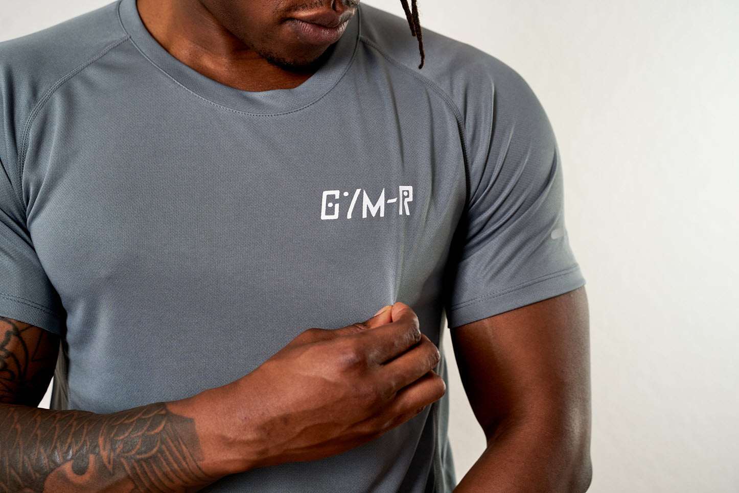 Polyester Flexibility Gym-R T-shirt - Grey